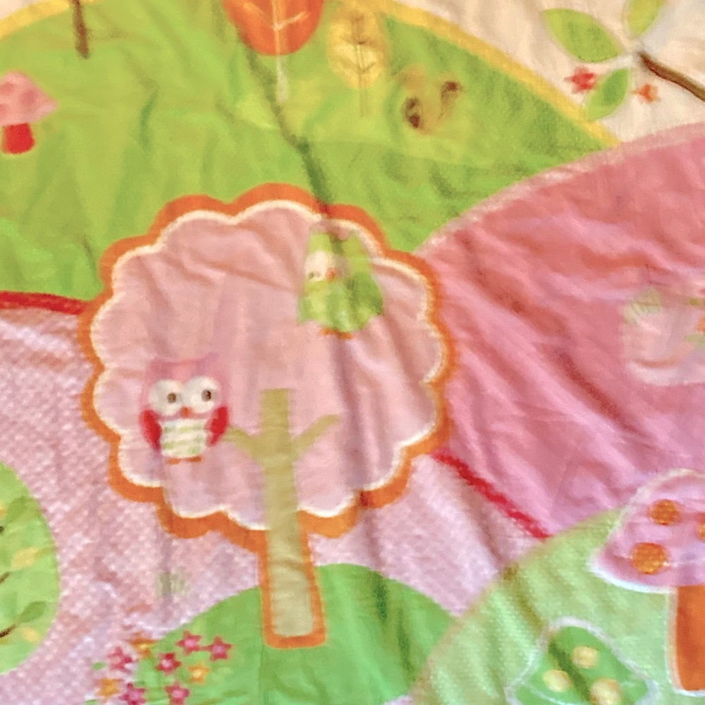 Reversible Circo brand from target woodland quilt in EUC w 2 pillow shams